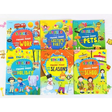 Sticker Chuẩn Bị Trang Phục ndbooks – Giá chỉ 60.000đ, hỗ trợ học sáng tạo cho bé