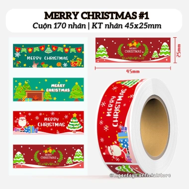 Sticker giáng sinh TIGERTOYS - Hình dán noel dạng cuộn & tấm, không mùi, 11.000₫ 10 Sticker giáng sinh TIGERTOYS - Hình dán noel dạng cuộn & tấm, không mùi, 11.000₫ 10