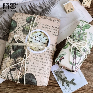 Sticker giấy nền retro 36 tờ - Điện thoại, sổ tay DIY HD102-K77 - Giá 24.000đ
