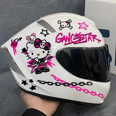 Sticker Hello Kitty KT Cat Dễ Thương Trang Trí Xe Máy, Mũ Bảo Hiểm - 120k 8 Sticker Hello Kitty KT Cat Dễ Thương Trang Trí Xe Máy, Mũ Bảo Hiểm - 120k 8