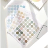 Sticker hình tròn 48 miếng 6 tờ - Nhãn dán dot cho sổ tay, bullet journal, 19.800 VNĐ 6