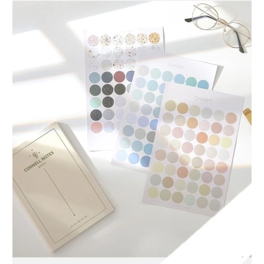 Sticker hình tròn 48 miếng 6 tờ - Nhãn dán dot cho sổ tay, bullet journal, 19.800 VNĐ 8 Sticker hình tròn 48 miếng 6 tờ - Nhãn dán dot cho sổ tay, bullet journal, 19.800 VNĐ 8