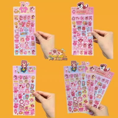 Sticker lấp lánh Kì Lân, Gấu Dâu, Cô Gái Dễ Thương - Trang trí bé giá 16.920đ