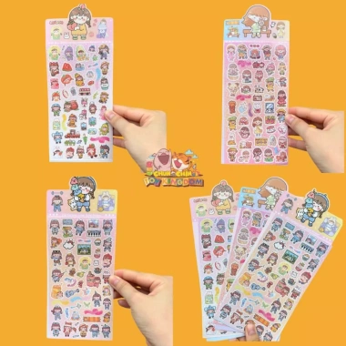 Sticker lấp lánh Kì Lân, Gấu Dâu, Cô Gái Dễ Thương - Trang trí bé giá 16.920đ