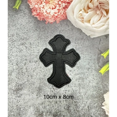 Sticker Logo Chữ Thập Thêu Ủi Nhiệt - Giá Ưu Đãi 5.400₫, Chất Lượng Cao, Dễ Dán 4