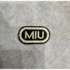 Sticker logo MIU MIU thêu keo ủi: Giá 5.000đ, giảm 1.000đ, dán nhanh, bền đẹp
