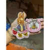 Sticker Logo Patch Thêu Bộ Thỏ Nâu ủi nhiệt - Giá chỉ 8.000 VND 4