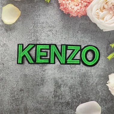 Sticker logo patch thêu chữ Kenzo 20cm - ủi nhiệt, giảm giá 22% chỉ 17.800 VND