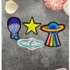 Sticker logo patch thêu hành tinh ngôi sao - Giá 7.000đ, giảm từ 9.100đ, thời trang