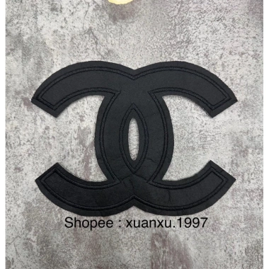 Sticker logo patch thêu X chane 16x21cm keo ép, vá áo ủi đẹp, giá ưu đãi 16.100₫ 4