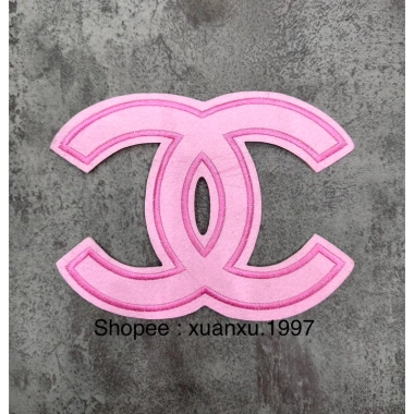 Sticker logo patch thêu X chane 16x21cm keo ép, vá áo ủi đẹp, giá ưu đãi 16.100₫ 5