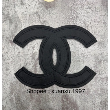Sticker logo patch thêu X chane 16x21cm keo ép, vá áo ủi đẹp, giá ưu đãi 16.100₫ 6