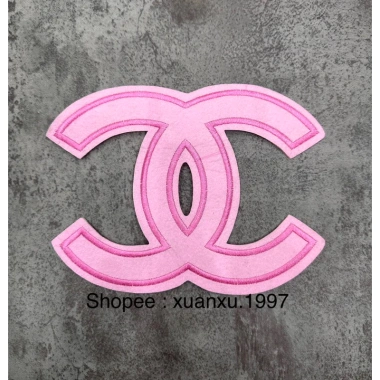Sticker logo patch thêu X chane 16x21cm keo ép, vá áo ủi đẹp, giá ưu đãi 16.100₫ 7