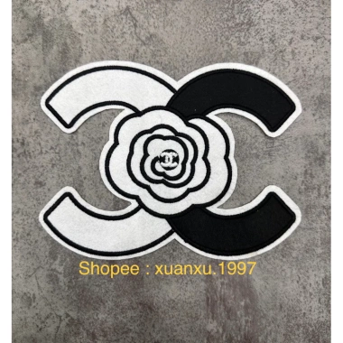 Sticker logo patch thêu X chane 16x21cm keo ép, vá áo ủi đẹp, giá ưu đãi 16.100₫ 8