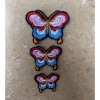 Sticker logo thêu 3 hình bướm nhiều màu, 3 kích cỡ, giá chỉ 13.300₫ 2