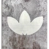 Sticker logo thêu ADIDA.S hoa màu be - ủi nhiệt, bền, giảm giá 30%, chỉ 7.000₫ 2