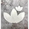 Sticker logo thêu ADIDA.S hoa màu be - ủi nhiệt, bền, giảm giá 30%, chỉ 7.000₫ 6