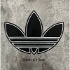 Sticker logo thêu ADIDA.S hoa màu be - ủi nhiệt, bền, giảm giá 30%, chỉ 7.000₫ 7