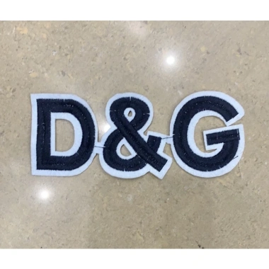 Sticker logo thêu chữ D.G 15cm – Đánh dấu thương hiệu, in ủi nhanh, giá chỉ 14.250đ 2
