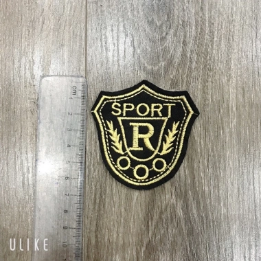 Sticker logo thêu chữ R lúa - Giá 10.000 VND, giảm từ 12.800 VND, dán đa năng