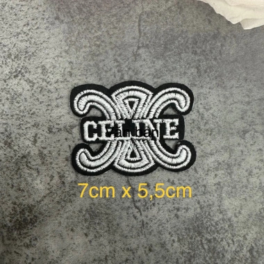 Sticker logo thêu chữ X celin ủi nhiệt - Dán nhanh, bền màu, giá chỉ 5.800₫