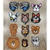 Sticker logo thêu gấu chó siêu dễ dán với giá chỉ 10.000đ giảm đặc biệt