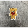 Sticker logo thêu gấu đa dạng, giá siêu tiết kiệm 6.000đ, chất lượng cao, dễ dán 2