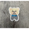 Sticker logo thêu gấu đa dạng, giá siêu tiết kiệm 6.000đ, chất lượng cao, dễ dán 4