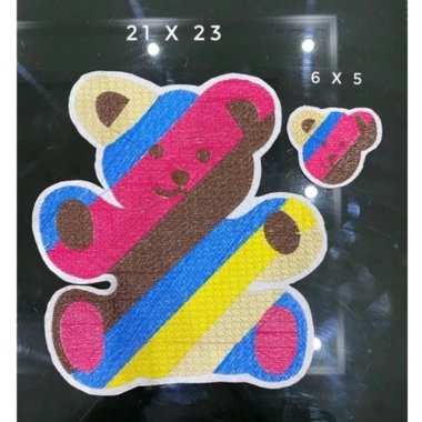 Sticker logo thêu gấu nhiều màu bộ 2 con - Giá ưu đãi 33.250₫ 2 Sticker logo thêu gấu nhiều màu bộ 2 con - Giá ưu đãi 33.250₫ 2