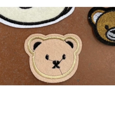 Sticker logo thêu gấu ủi nhiệt Giá ưu đãi 6.000₫ dán dễ dàng, bền màu 3 Sticker logo thêu gấu ủi nhiệt Giá ưu đãi 6.000₫ dán dễ dàng, bền màu 3