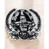 Sticker logo thêu hình địa cầu ủi nhiệt - In 3D bền màu, giảm giá chỉ 6.500 VND