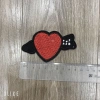 Sticker logo thêu hình trái tim ủi nhiệt - Giá chỉ 6.000đ, giảm từ 7.320đ 2