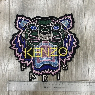 Sticker logo Thêu Hổ Ken.zo nhiều màu siêu to - Giảm giá, chỉ 32.550đ