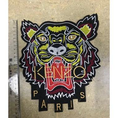 Sticker logo Thêu Hổ Ken.zo nhiều màu siêu to - Giảm giá, chỉ 32.550đ 3 Sticker logo Thêu Hổ Ken.zo nhiều màu siêu to - Giảm giá, chỉ 32.550đ 3