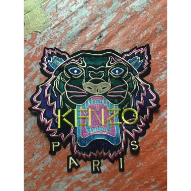 Sticker logo Thêu Hổ Ken.zo nhiều màu siêu to - Giảm giá, chỉ 32.550đ