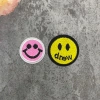 Sticker logo thêu mặt cười Drew 5cm - ủi nhiệt, giá chỉ 5.000đ, giảm giá đặc biệt