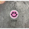 Sticker logo thêu mặt cười Drew 5cm - ủi nhiệt, giá chỉ 5.000đ, giảm giá đặc biệt 8