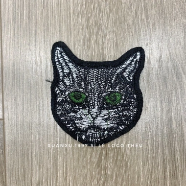 Sticker Logo Thêu Mèo và Mickey - Giá Ưu Đãi 9.500₫, Chất Lượng Cao, Dễ Dán