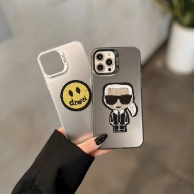 Sticker Logo Thêu Ông Già Đeo Kính - ủi nhiệt, bền màu, giá chỉ 7.520đ