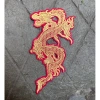 Sticker logo thêu rồng gừng nền đỏ - Dán áo dài, ủi nhiệt, chỉ 20.000đ 2