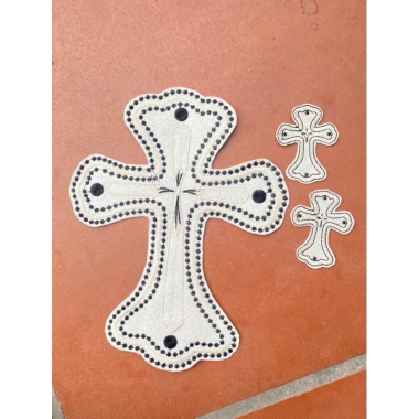 Sticker logo thêu thánh giá ủi nhiệt - Chỉ 7.000đ, dán nhanh, bền màu, dễ sử dụng 2