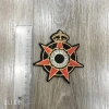 Sticker logo thêu tròn vương miệng ủi nhiệt - Giá 9.000đ, chất bền, dán nhanh