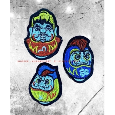 Sticker logo thêu ủi ông địa combo 3 hình - Giá ưu đãi 24.000đ, chất lượng cao, dễ dán