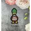 Sticker logo thêu Vịt Vàng ủi nhiệt - Giá 7.500đ, chất liệu bền, dễ dán 3