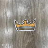 Sticker logo thêu vương miệng vàng Decal bền đẹp giá chỉ 9.000đ giảm ngay 2