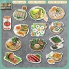 Sticker Món Ăn Ngày TẾT 50 miếng chống nước dán đa năng mũ bảo hiểm, điện thoại, laptop, guitar, vali - ST249 4