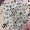 Sticker Nail Art DIY Kiểu Tranh Mực Ngựa Trắng - Decal Làm móng tay Giá 44.550 (Mới) 3