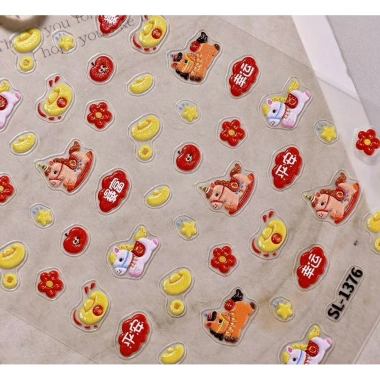 Sticker nail Tết 5D siêu nổi con giáp Ngựa 2.026 Giá chỉ 9.310 VND giảm 11.731 VND 6 Sticker nail Tết 5D siêu nổi con giáp Ngựa 2.026 Giá chỉ 9.310 VND giảm 11.731 VND 6