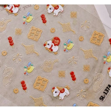 Sticker nail Tết 5D siêu nổi con giáp Ngựa 2.026 Giá chỉ 9.310 VND giảm 11.731 VND