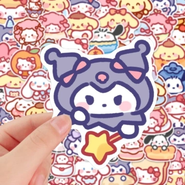 Sticker Nhãn Dán Sanrio Dán Sổ Tay - Trang Trí Tiệm, Tặng Hộp Khi Mua 200 Hình - Chỉ 8.900đ